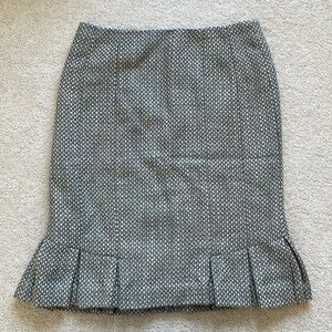Talbots Wool Blend Ruffle Skirt - 4P
